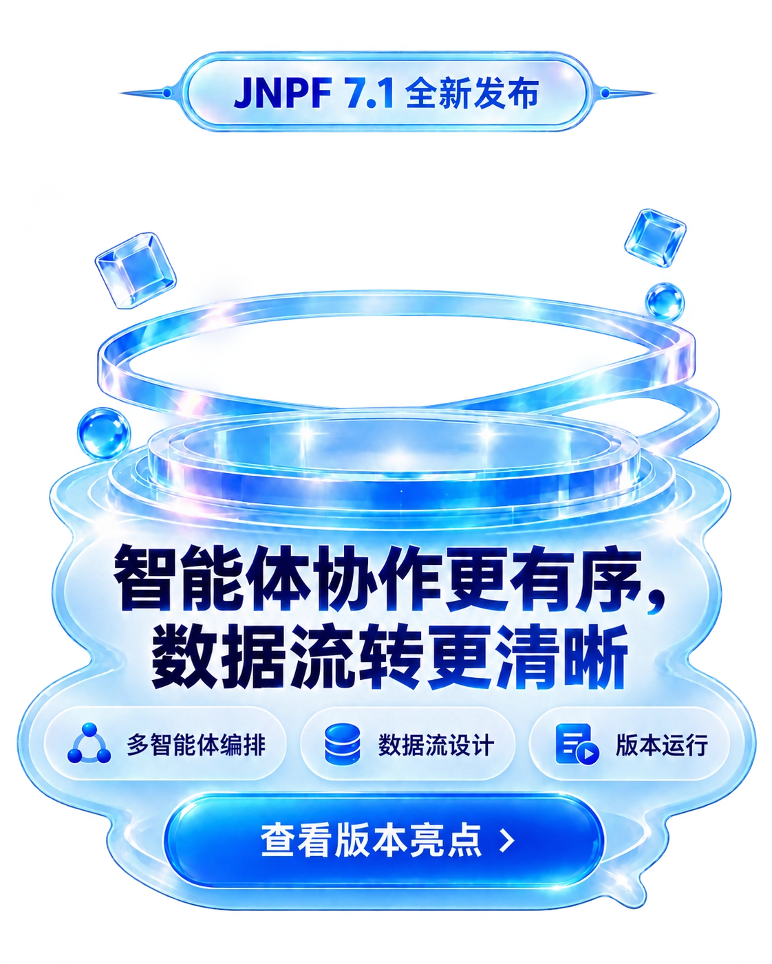 JNPF v7.1 全新发布：智能体协作更有序，数据流转更清晰